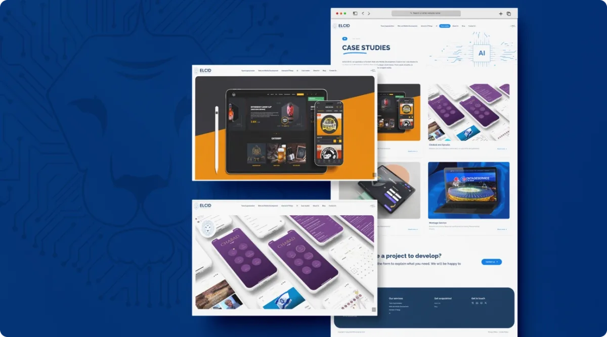 Implementation of the work examples page