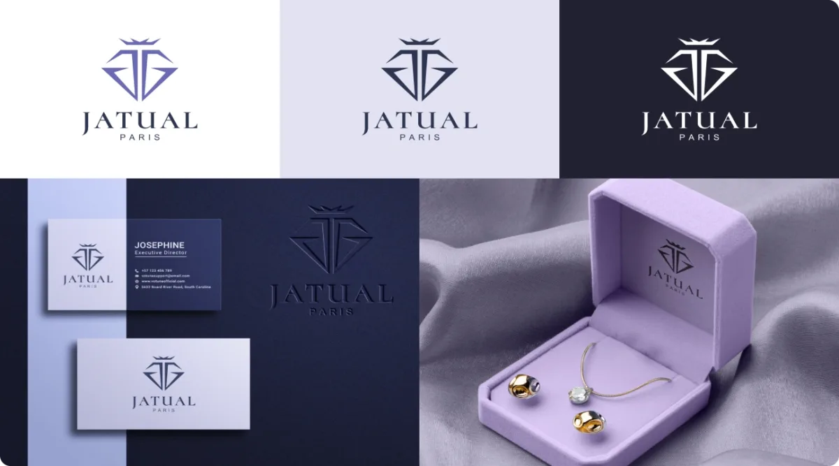 Jatual Paris: development of a logo and letterhead for the company