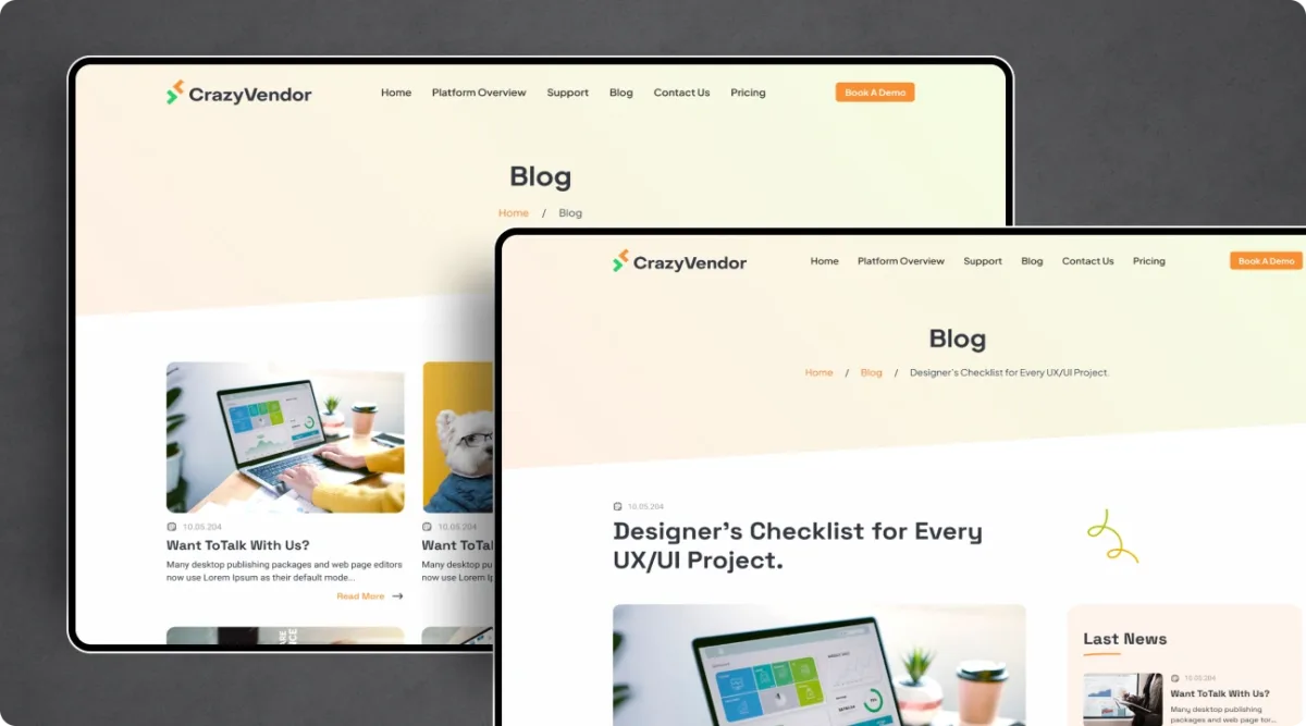 Blog development
