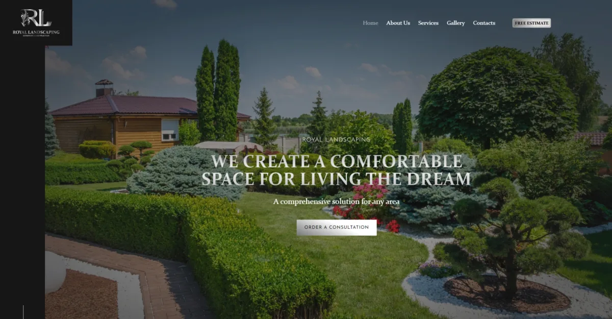 Landing page
