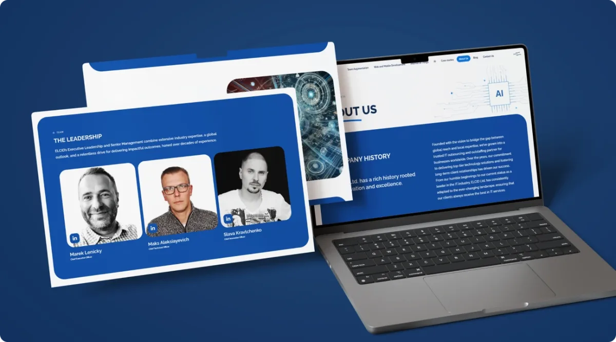 About us page