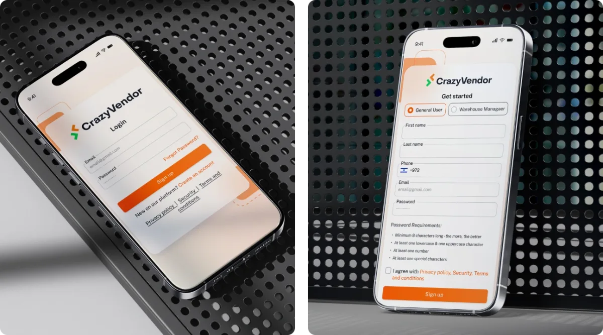 Crazy Vendor: website development for a SaaS service